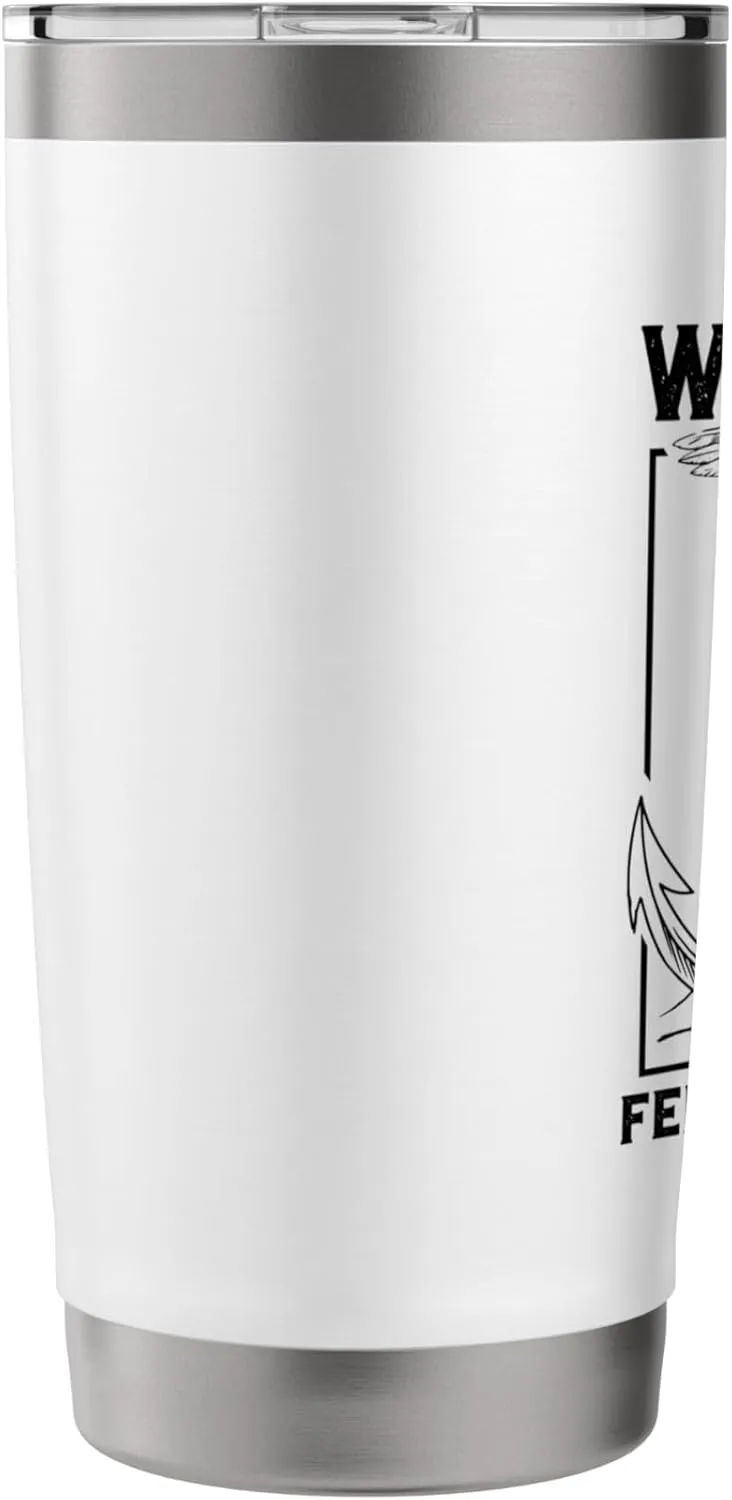 Seagull on skull - Fenwick Island Stainless Steel Insulated Tumbler