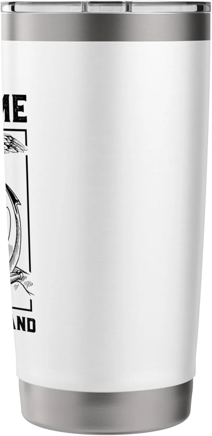 Seagull on skull - Fenwick Island Stainless Steel Insulated Tumbler