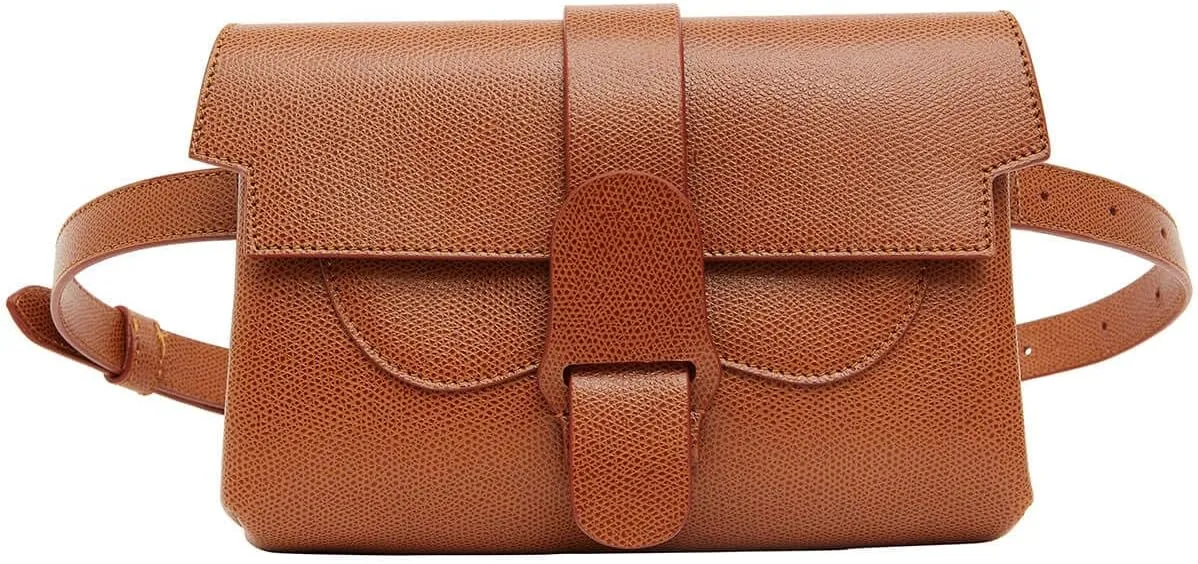 Senreve Aria Belt Bag, 100% Genuine Italian Leather Women's Handbag, Crossbody, Shoulder Bag, Sling Bag, Clutch