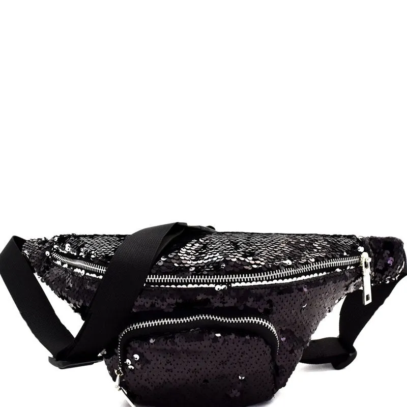 Sequin Embellished Fashion Fanny Pack