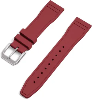 SERDAS Grade Fluororubber FKM 20mm 21mm 22mm Watch Strap Diving Waterproof Quick Release Watchbands