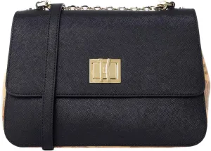 Shoulder bag, comfortable, practical and spacious with magnetic flap closure. It has a large main compartment, internal pockets, one with zip. Features geo print on the, 0001