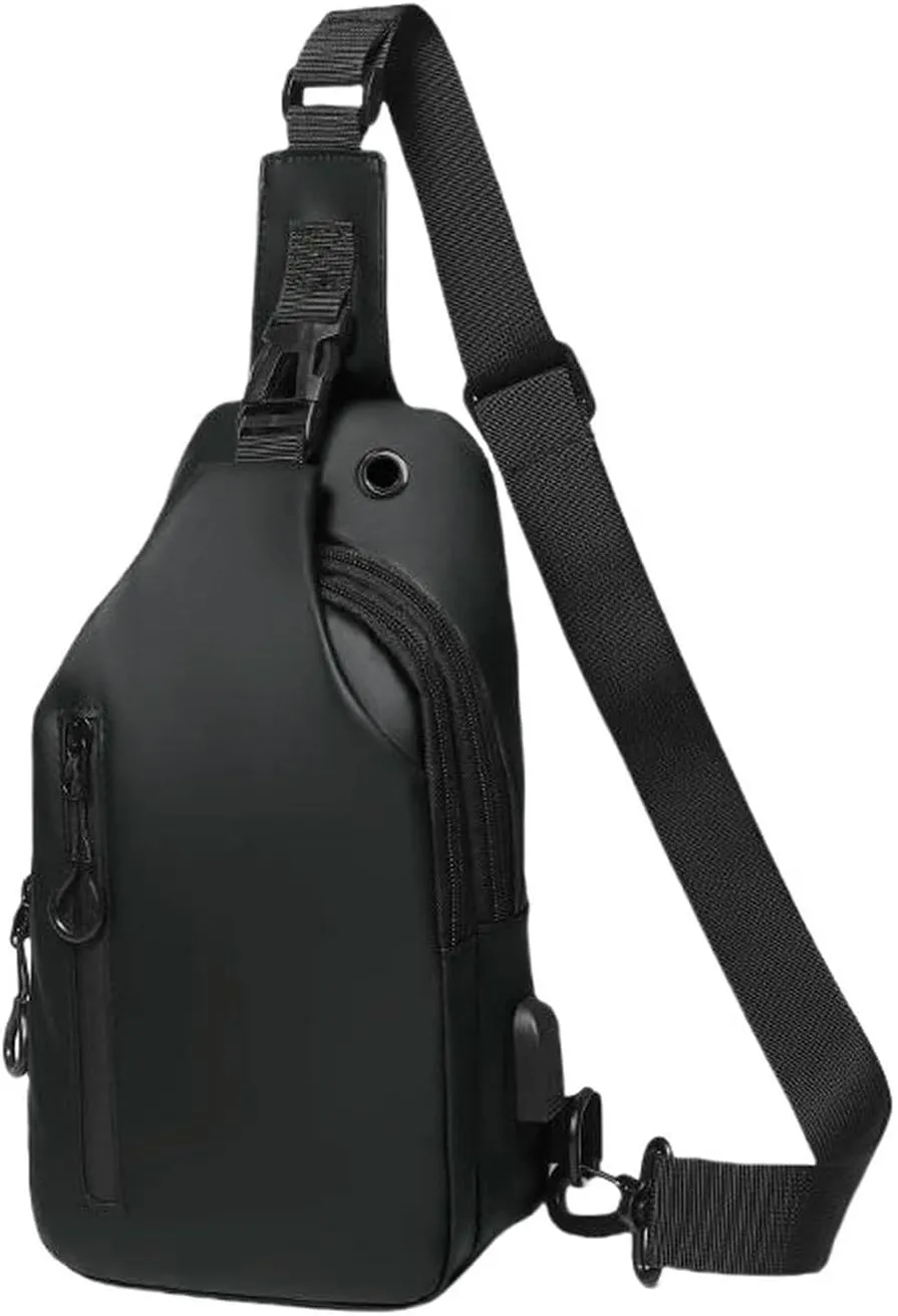 Shoulder Bag Mens Men'S Large Capacity Chest Bag Business Casual Backpack Men'S Crossbody Bag