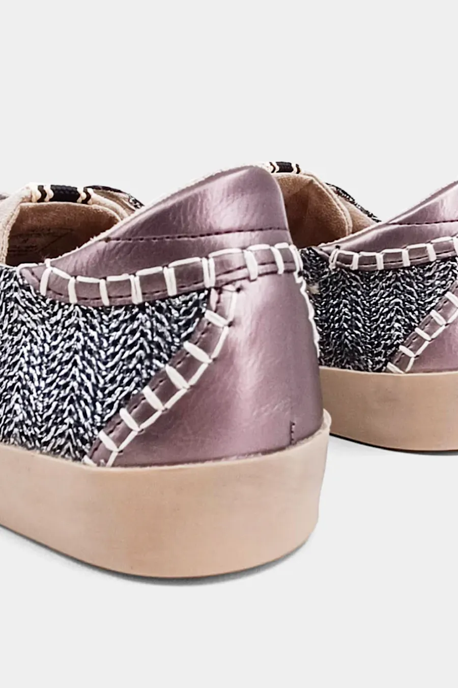 Shu Shop Paula Woven Sneaker in Pewter