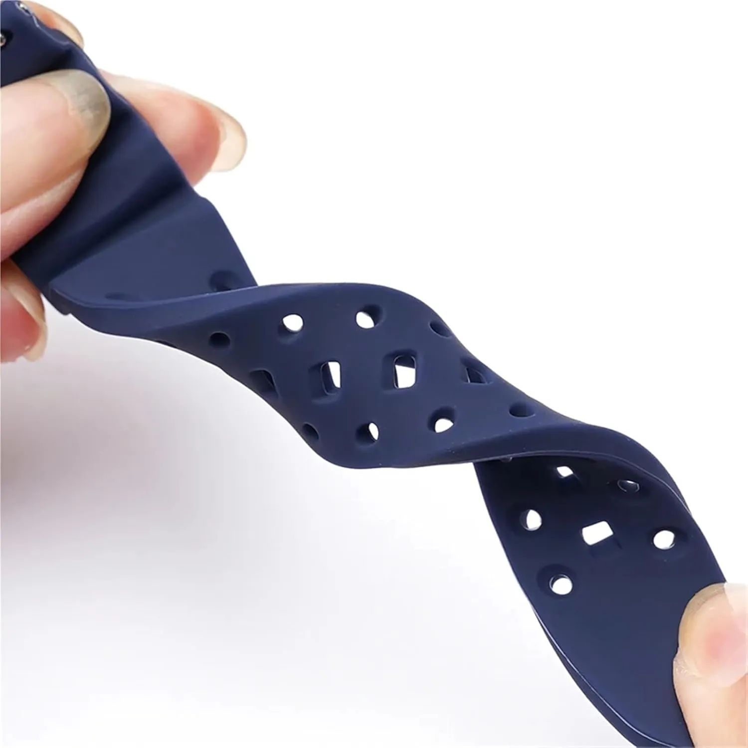 Silicone Rubber Strap 20mm 22mm Men And Women Diving Sport Watchband Bracelet Quick Release
