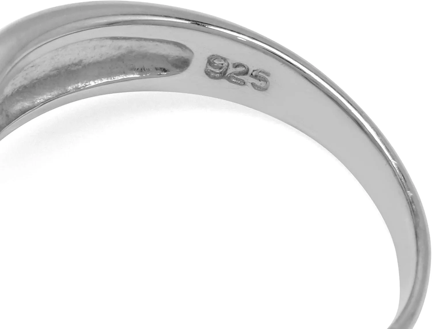 Silvershake 6MM White Cultured Freshwater Pearl 925 Sterling Silver Flower Ring