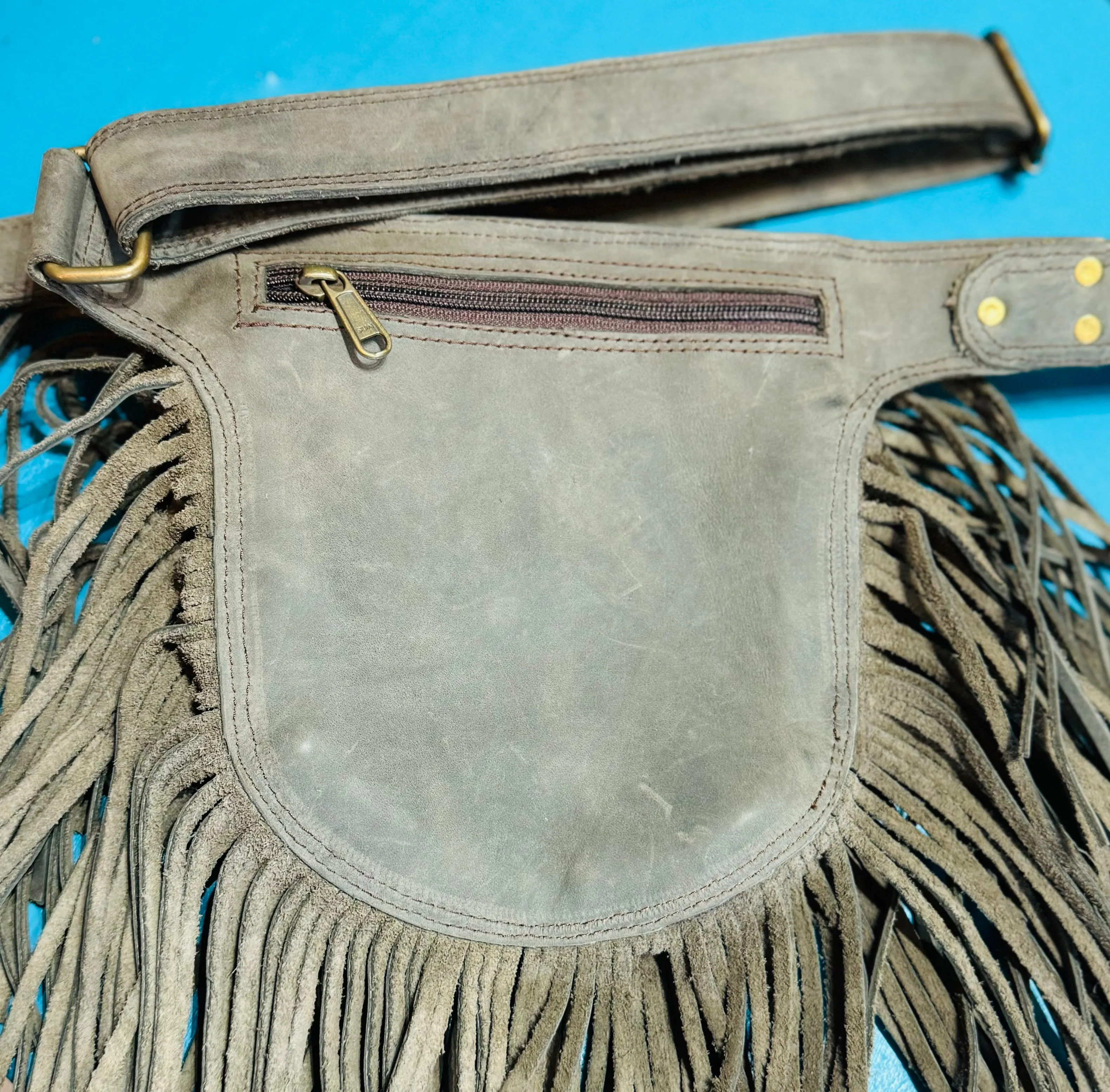 Single Pouch with Fringes