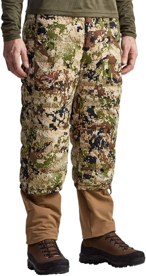 SITKA Gear Men's Kelvin Lite Down 3/4 Camo Insulated Warm Packable Hunting Pants
