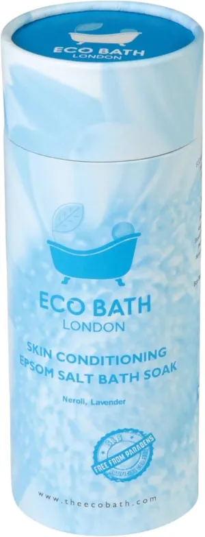 Skin Conditioning Epsom Salt Bath Soak – Magnesium Bath Salts | Made in UK | Infused with Neroli & Lavender Essential Oils | Epsom Salts for Skin Care & Relaxation - 2.2 LB (1kg)