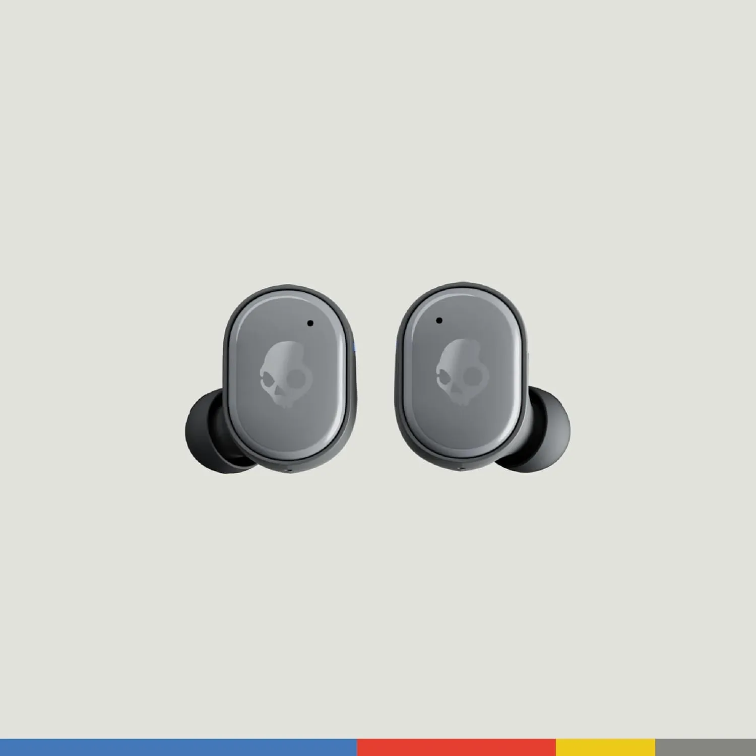 Skullcandy Grind In-Ear Wireless Earbuds, 40 Hr Battery, Skull-iQ, Alexa Enabled, Microphone, Works with iPhone Android and Bluetooth Devices - Chill Grey, S2GTW-P744