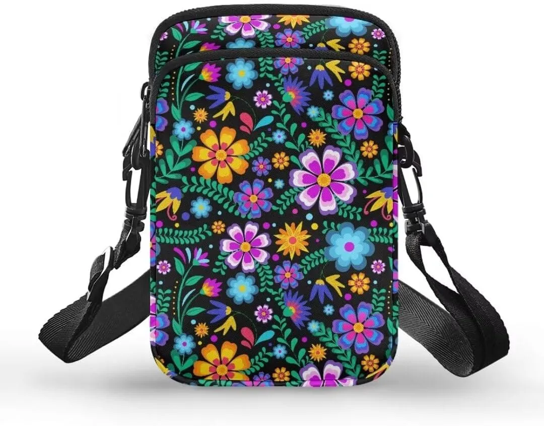 Small Crossbody Cell Phone Purse, Lightweight Mini Messenger Shoulder Handbag Wallet with Adjustable Strap