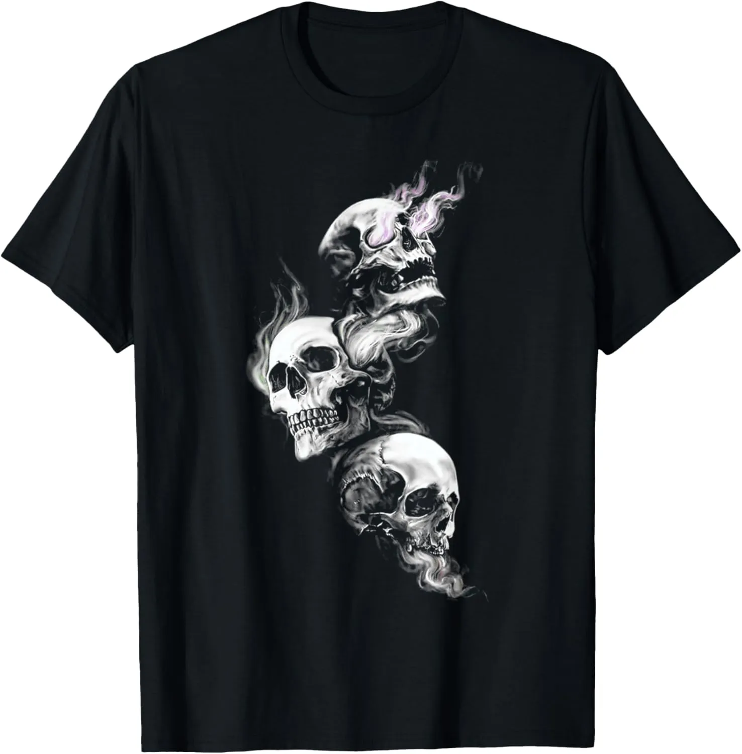 Smoke Skull - See No Evil Hear No Evil Speak No Evil T-Shirt