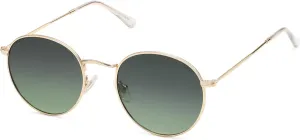 SOJOS Small Round Polarized Sunglasses for Women Men Classic Vintage Retro Shades UV400