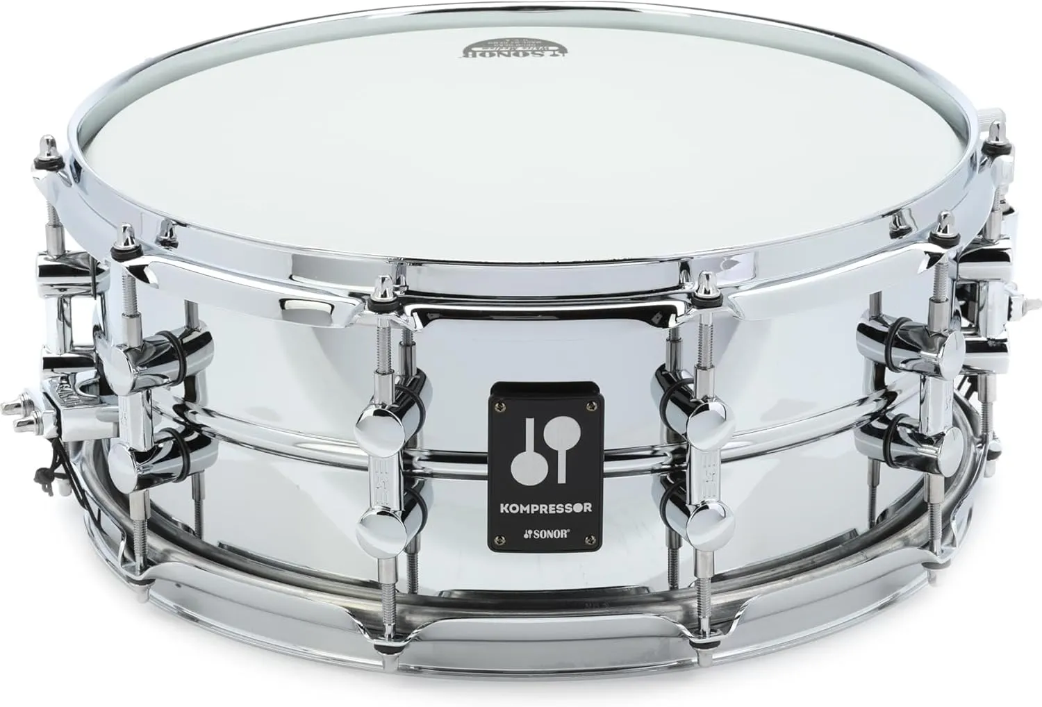Sonor Kompressor Series Steel Snare Drum - 5.75 x 14-inch - Polished