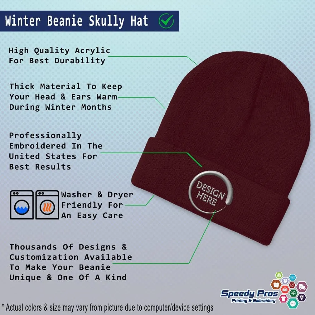 Speedy Pros Beanies for Men Garbage Truck Embroidery Trucks Winter Hats for Women Acrylic Skull Cap 1 Size