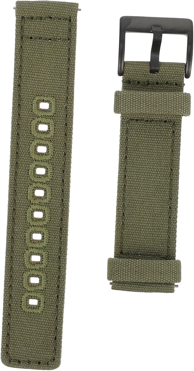 Sports Canvas Watch Band Strap Quick Release Tool Replacement Wristband for Comfortable Wear-resistant Occasions