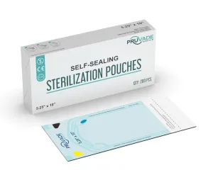 Sterilization Pouches - 1000 Pack 5.25" x 10” Sterilizer Bags for Dental Offices - Autoclave Self Sealing Sterilization Pouch for Dental Instruments, Nail Techs, Tattoo, Medical Lab-5.25"x 10”