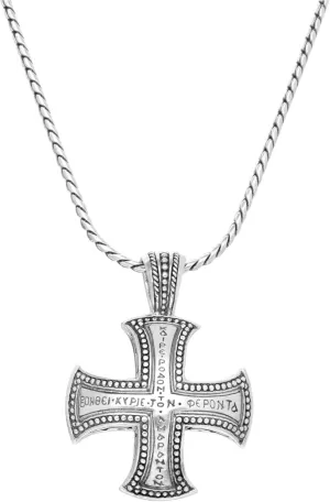 Sterling Silver Dare Cross Pendant & Chain STKJ201-131