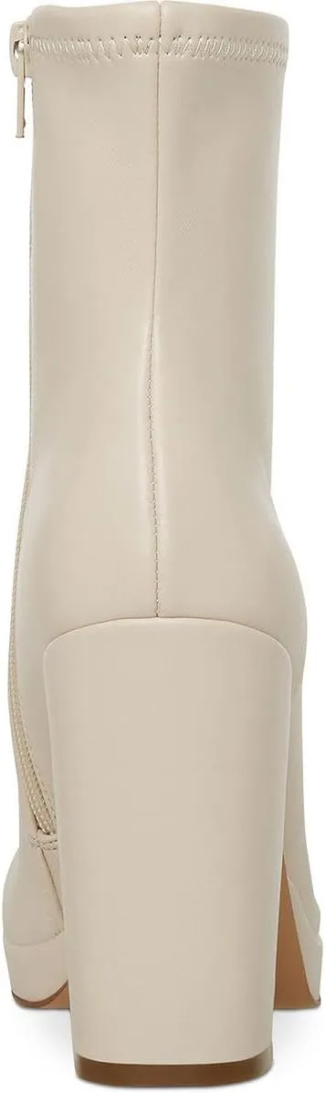 Steve Madden Womens Macayla Zipper Ankle Boots