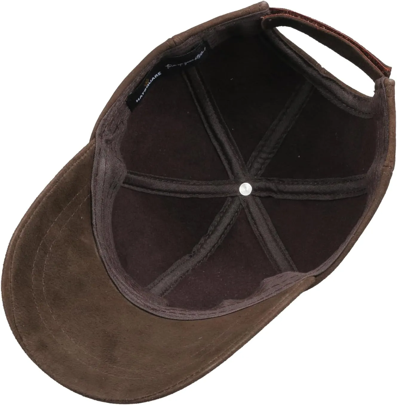 Suede Leather Unisex Baseball Cap