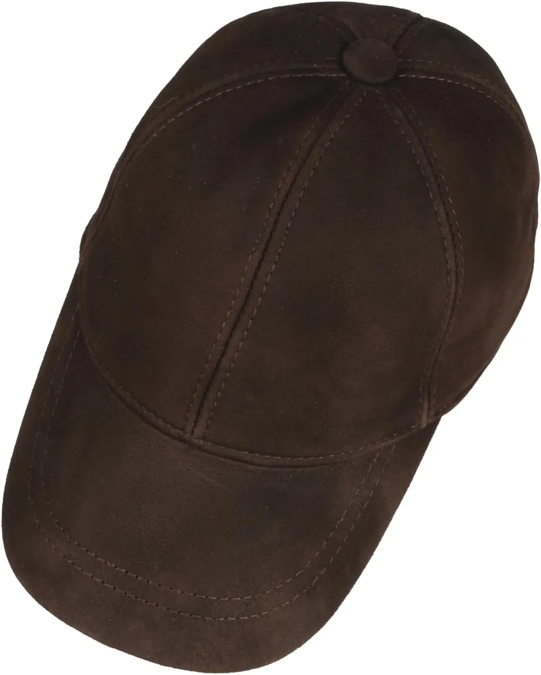 Suede Leather Unisex Baseball Cap