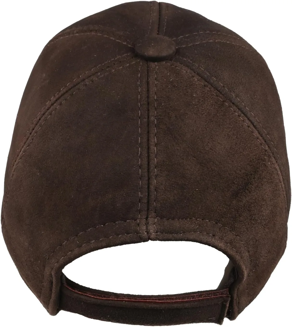 Suede Leather Unisex Baseball Cap
