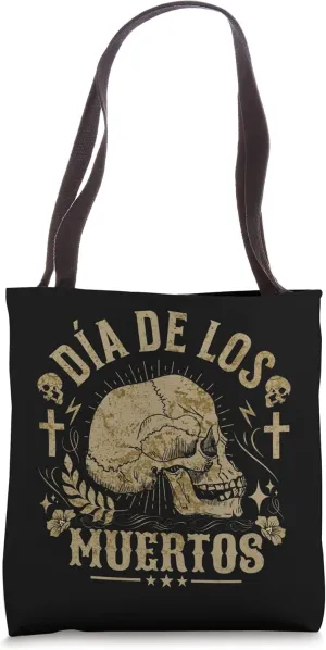 Sugar Skull Mexico Holiday Deceased Dia De Los Muertos Tote Bag