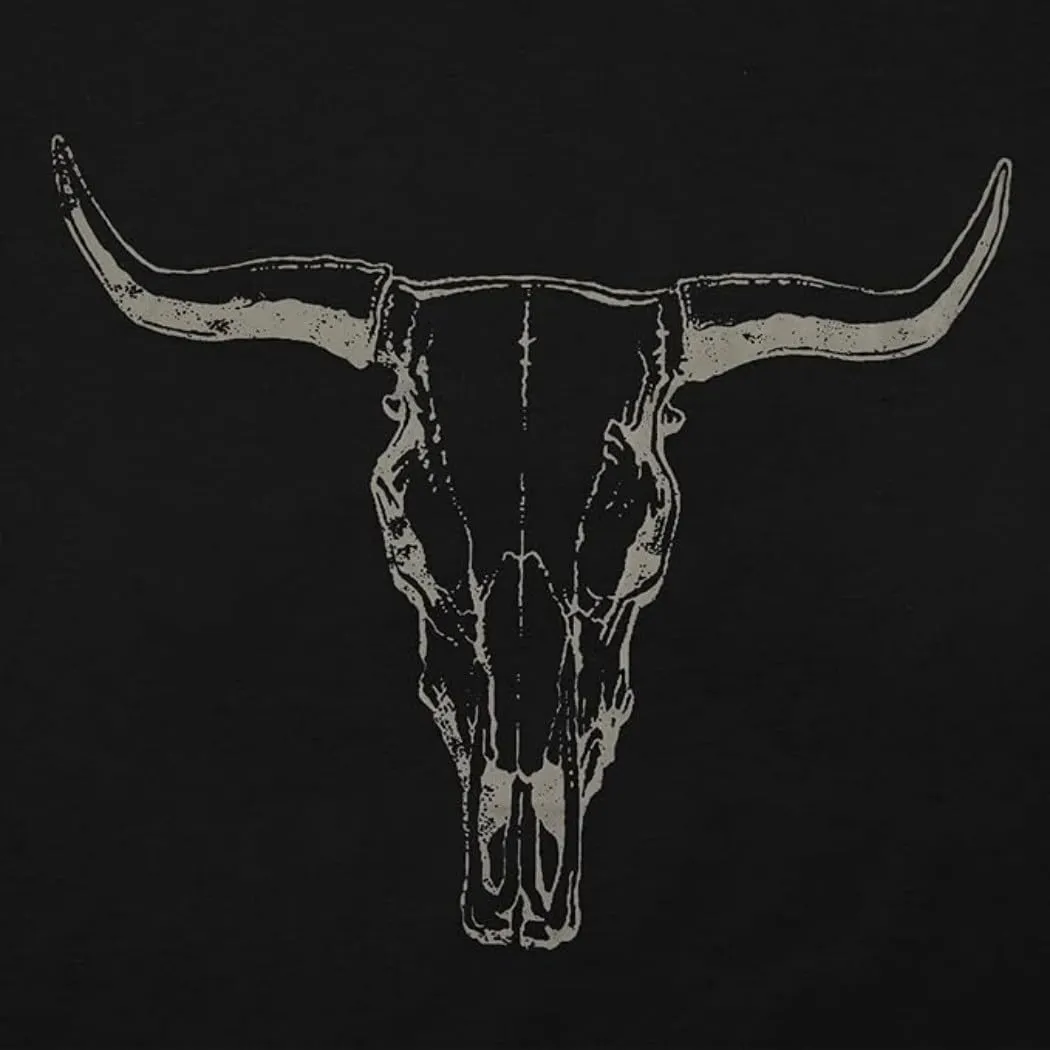 Summer Sexy V-Neck Vintage Western Rodeo Cowboy Steer Skull Shirt for Women Casual Boho Cowgirl Boots Graphic Tees