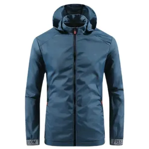 Summer Windproof Waterproof Cycling Jacket - Long Sleeve Windbreaker with Anti-UV Protection for Men