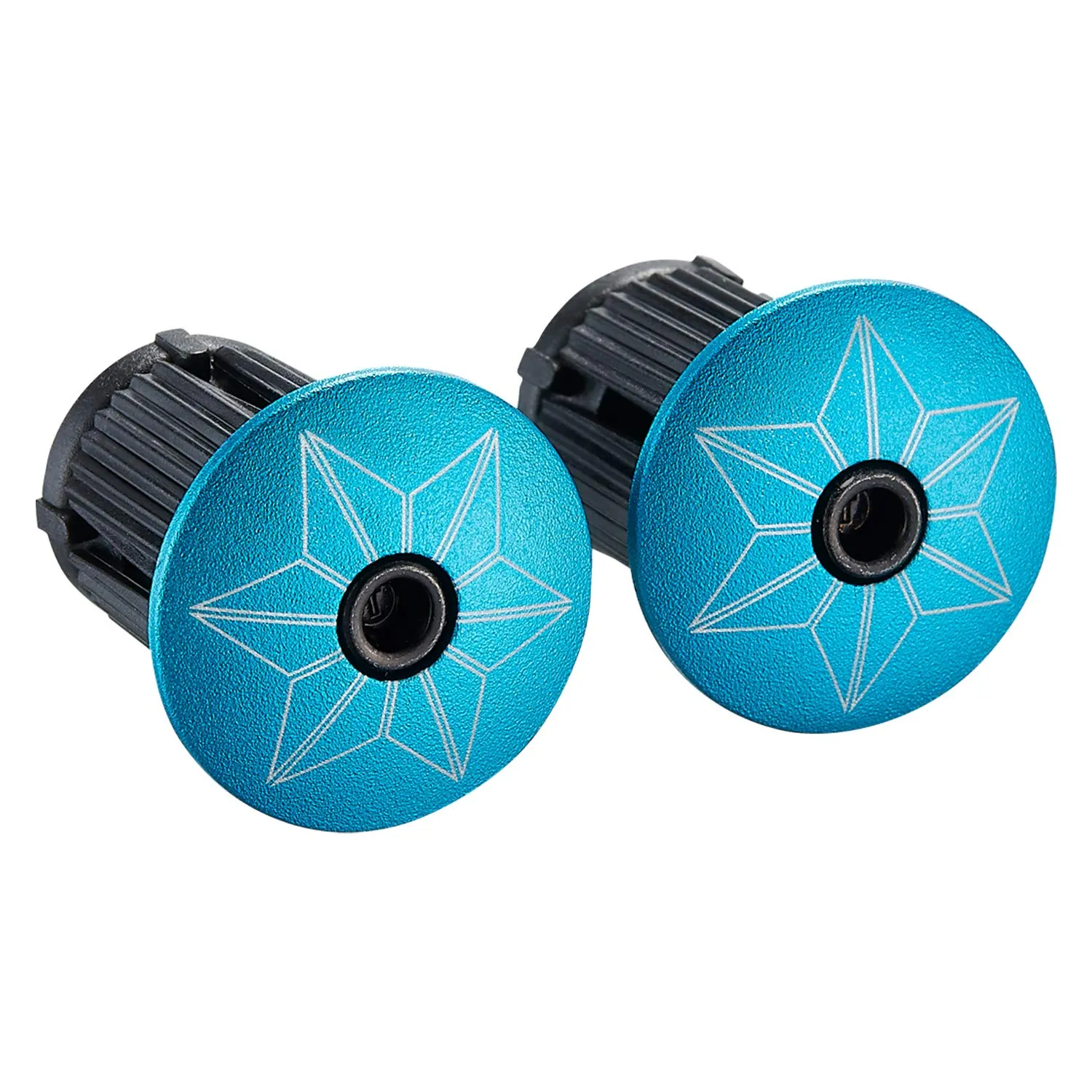 Supacaz Prizmatik Tape Bar Tape - Blue w/Ano Blue Plugs Small