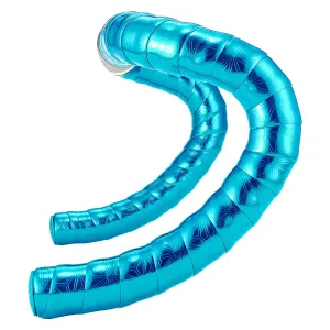Supacaz Prizmatik Tape Bar Tape - Blue w/Ano Blue Plugs Small