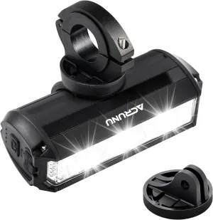 Super Bright 3400 Lumens LED Bike Light USB Rechargeable - 5 Modes Bicycle Headlight with 7H Runtime, IPX6 Waterproof, Quick Release Mount for Mountain Road Cycling Commuting Night Safety