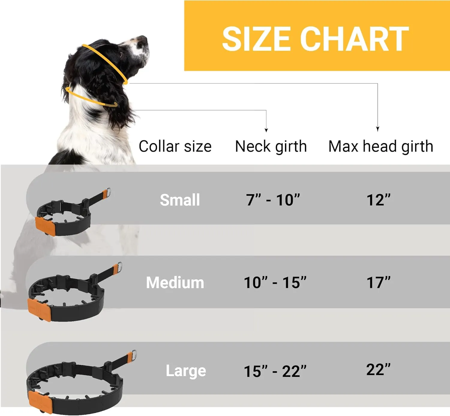 SVD.PET Dog Prong Collar for No-Pull Training, Quick-Release Buckle Adjustable Pinch Collar for Smal, Medium, Large Dogs (Balck, Medium Size)