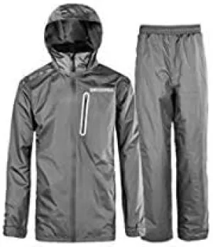 SWISSWELL Men Women Rain Suit Waterproof Lightweight Hooded Raincoat Jacket and Pants for Golf, Hiking, Travel
