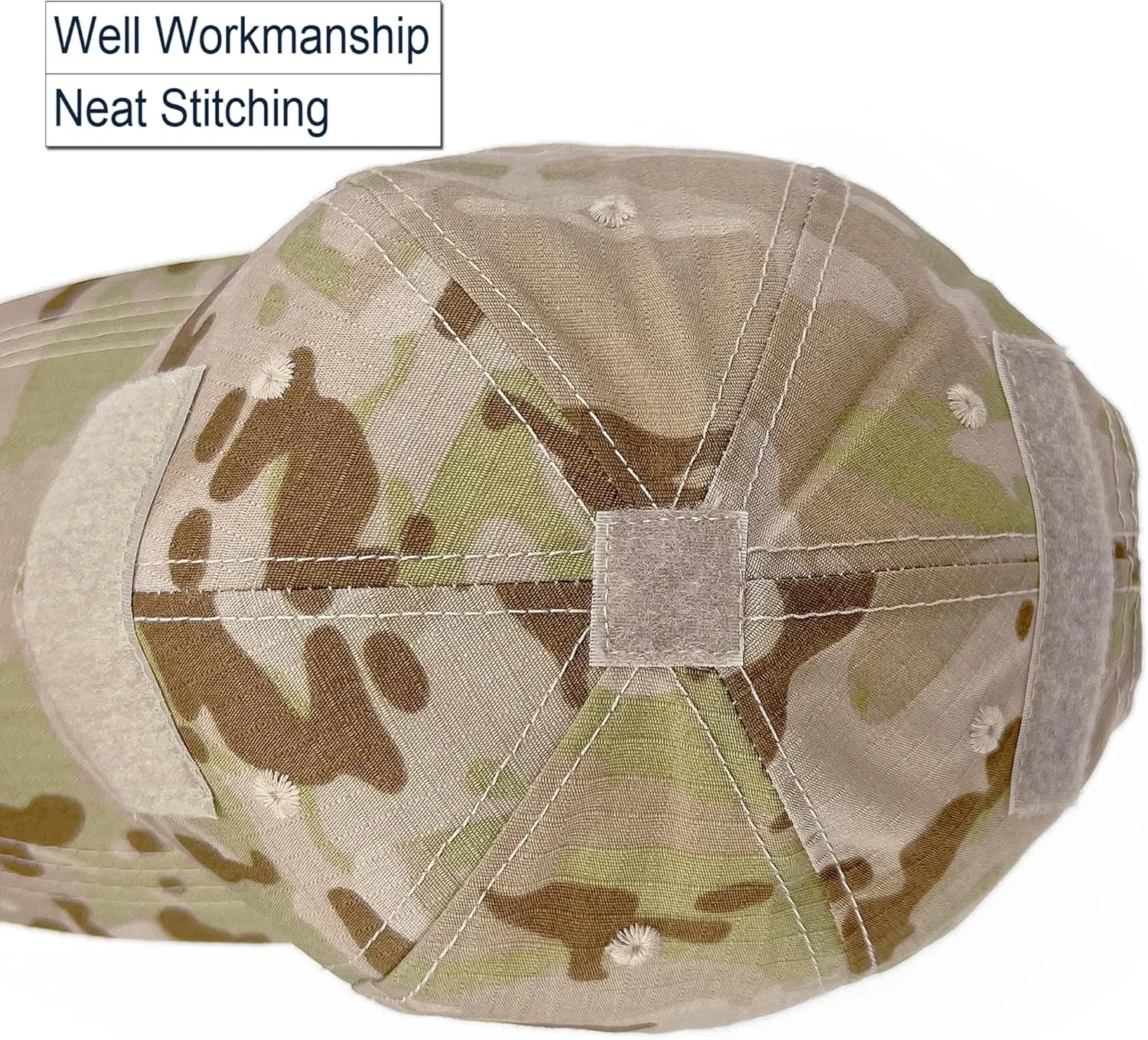 Tactical Military Mens Camo Baseball Hat with American Flag Skull Patch Patriotic Operator Camouflage Cap for Women