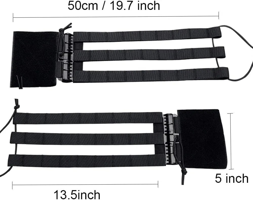 Tactical MOLLE Vest Quick Release Skeletal Mesh Cummerbund Strap Side Belt for JPC XPC NCPC CPC Vest
