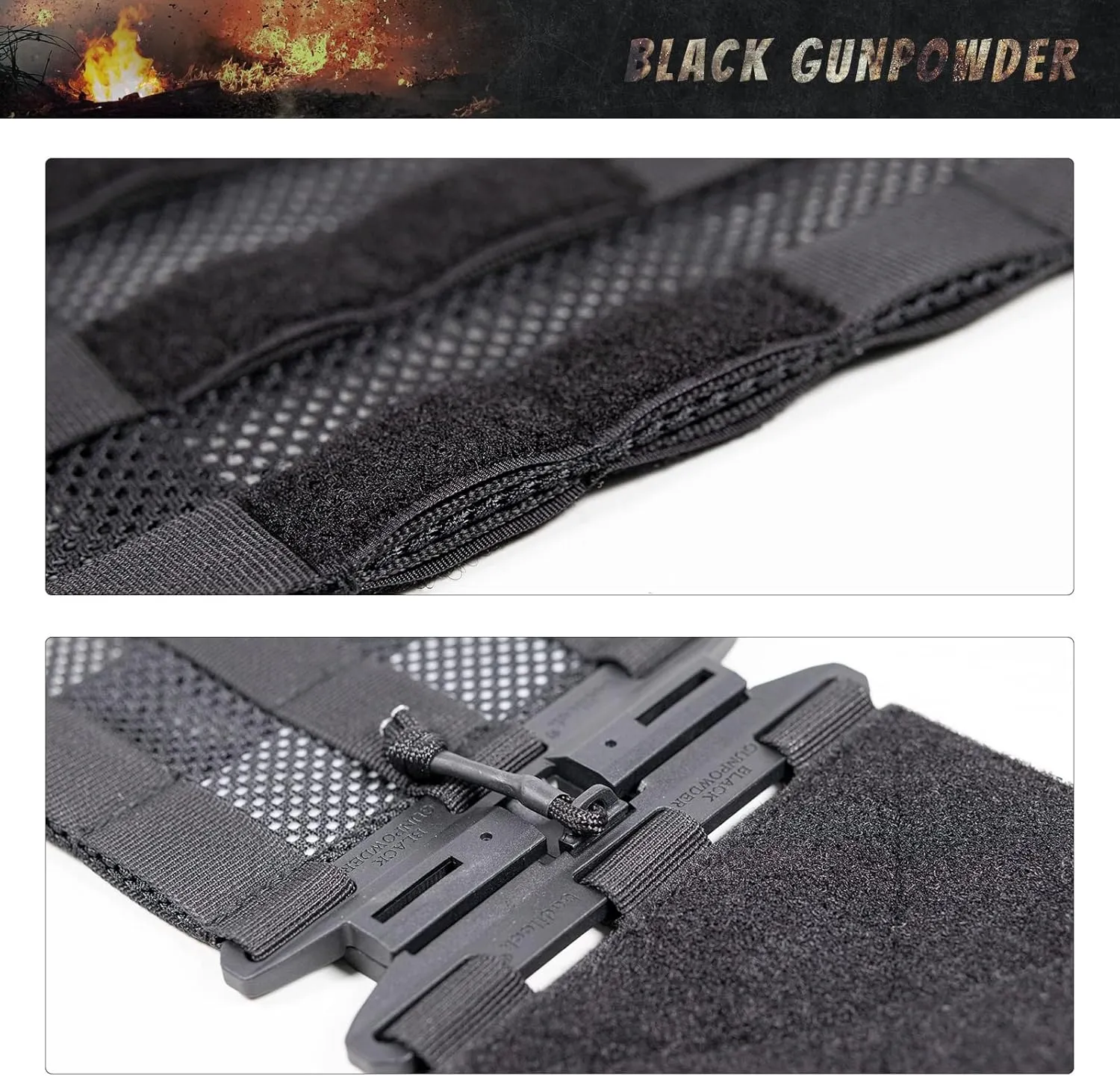 Tactical Three-Band Quick Release Cummerbund Magnetic Buckles Model BG-TC5