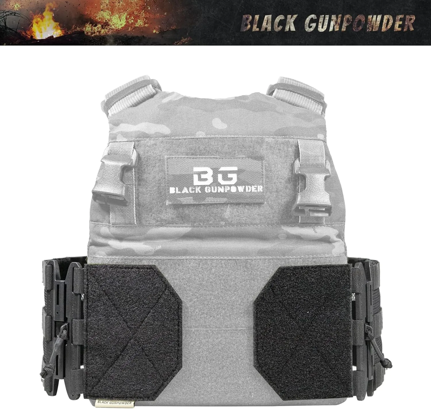 Tactical Three-Band Quick Release Cummerbund Magnetic Buckles Model BG-TC5