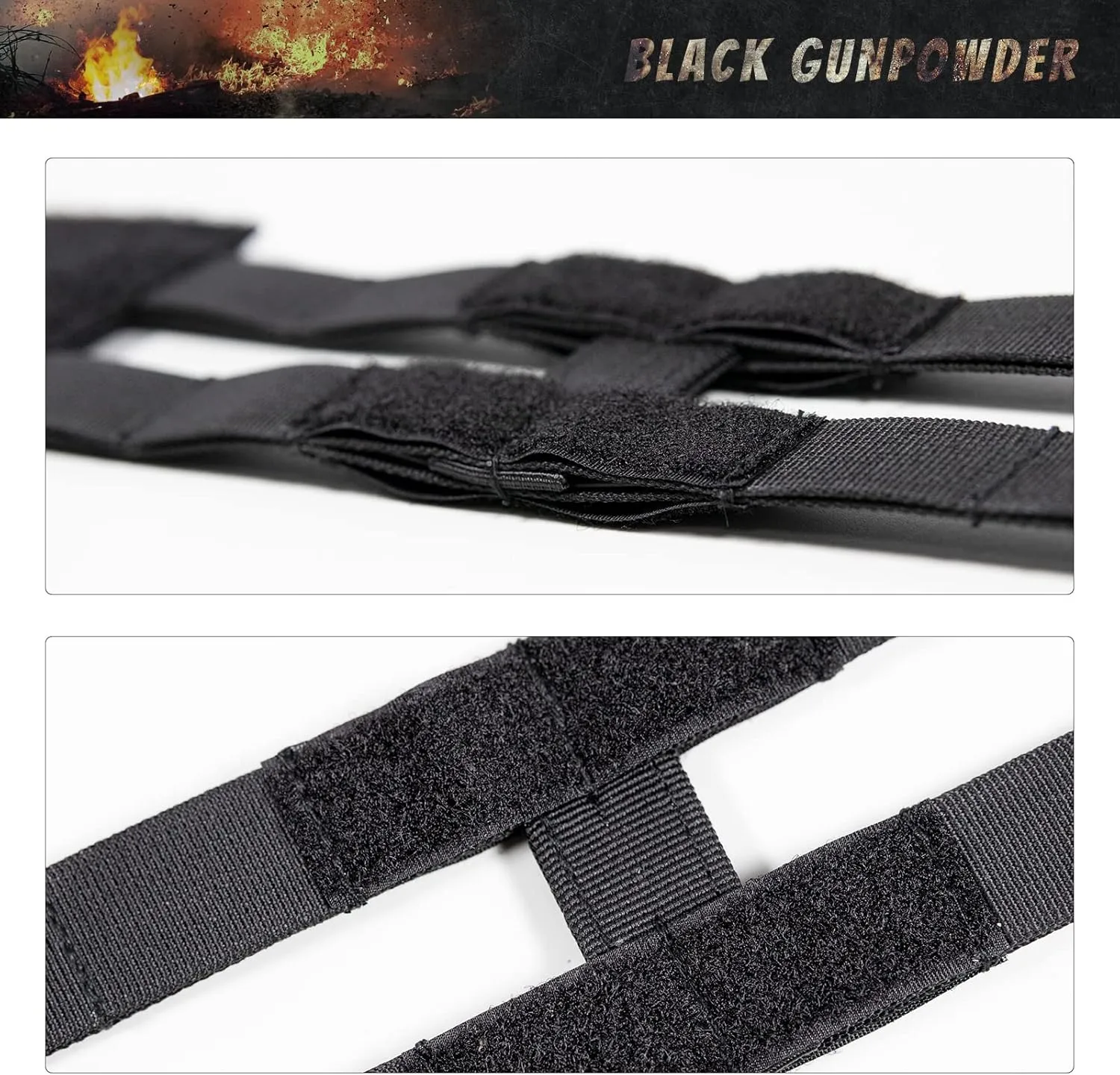Tactical Two-Band Quick Release Cummerbund Magnetic Buckles Model BG-TC3