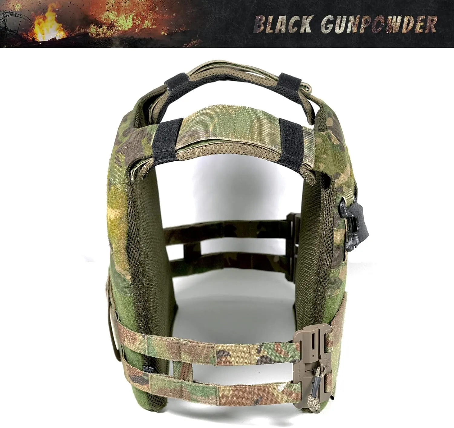 Tactical Two-Band Quick Release Cummerbund Magnetic Buckles Model BG-TC3