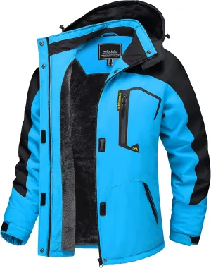 TACVASEN Women's Winter Jacket Waterproof Ski Jacket Hooded Fleece Lined Warm Snow Coat Mountain Windproof Rain Windbreaker