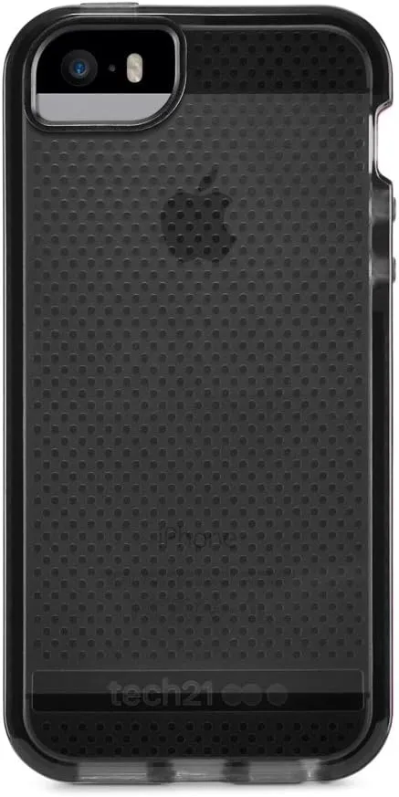 Tech21 Evo Mesh Case for iPhone SE - Smokey/Black
