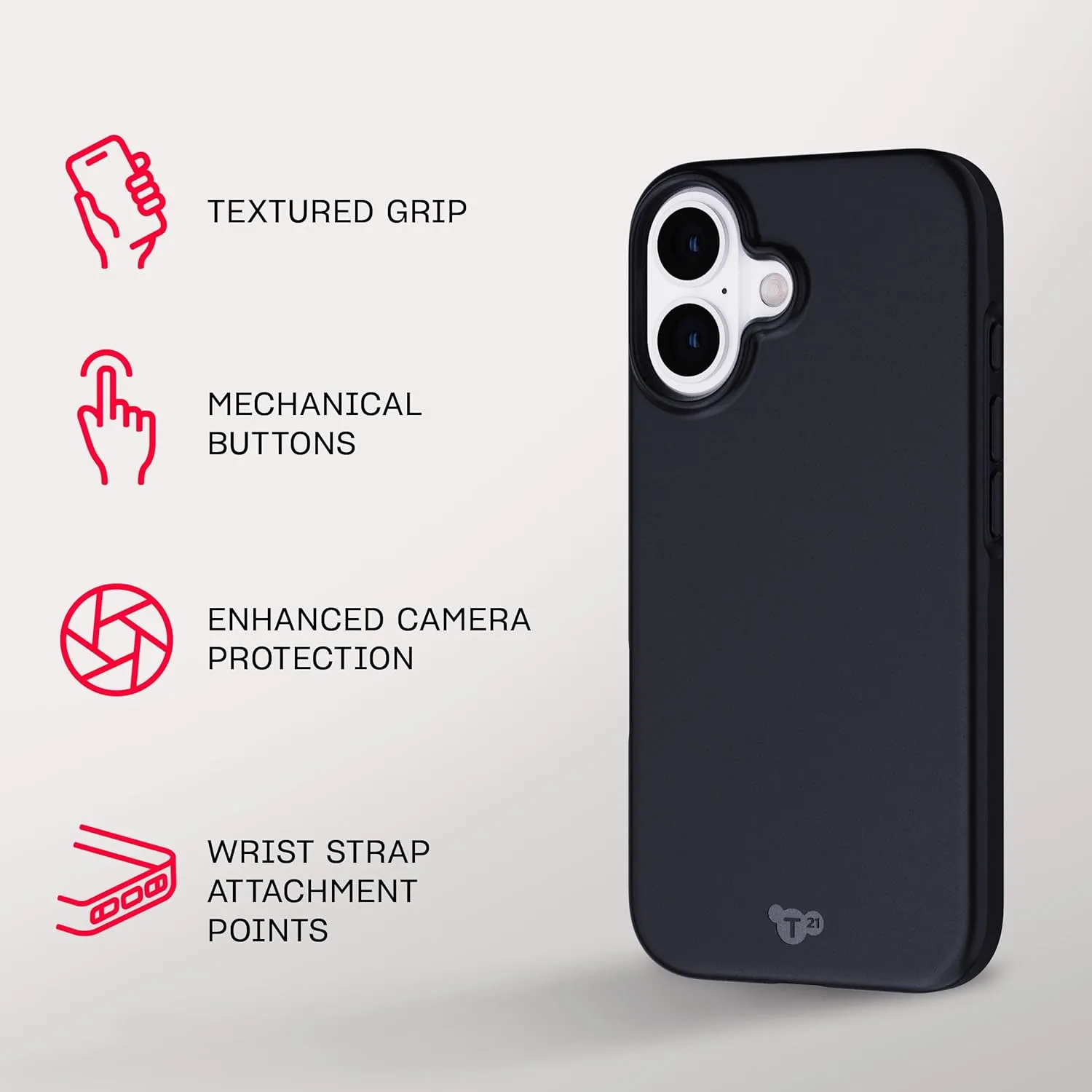 Tech21 EvoLite for iPhone 16 Ultra Thin - Impact Protection Case - in Black
