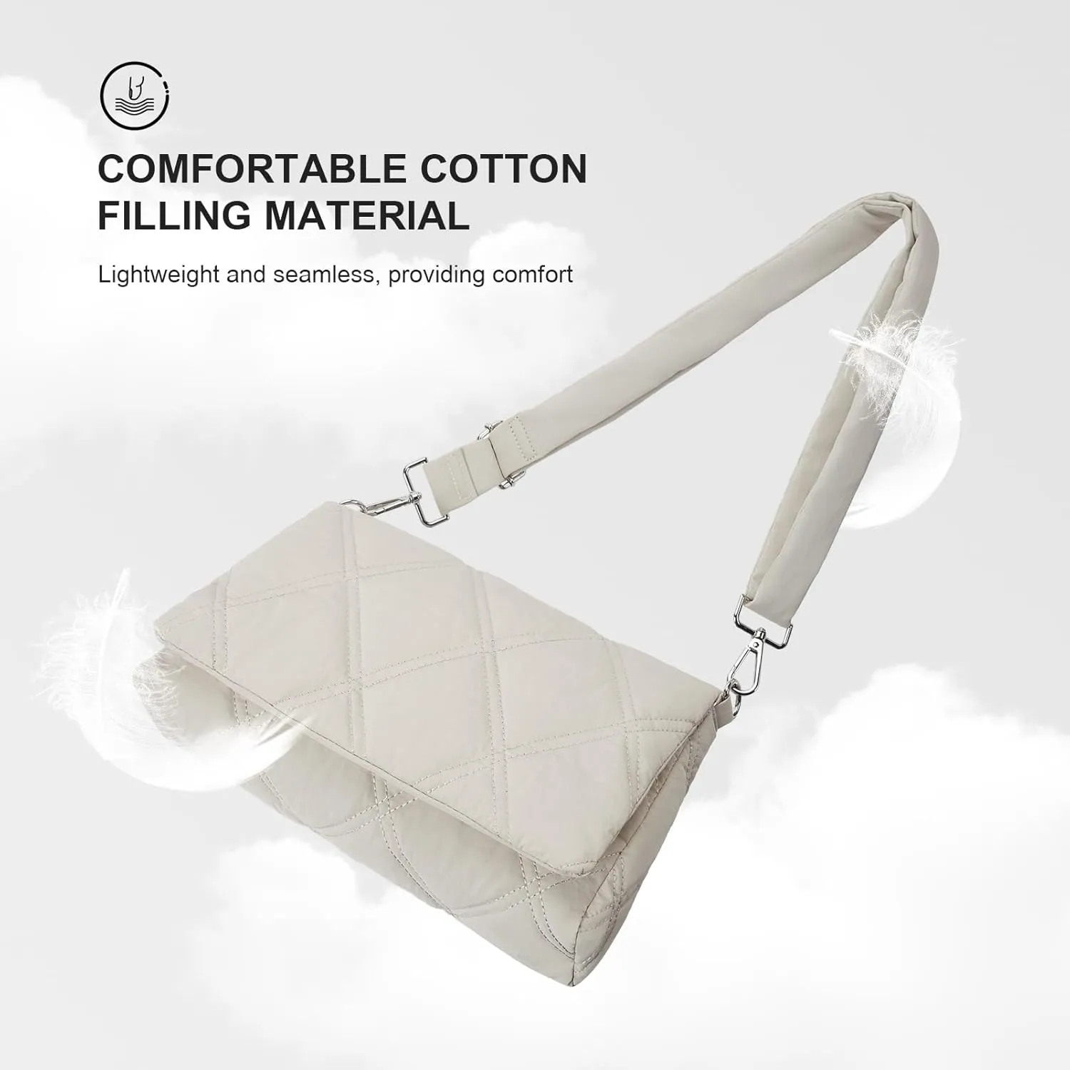 Telena Crossbody Purses for Women Travel Crossbody Bag with Coin Purse Lightweight Shoulder Bag for Women