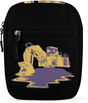The Excavator Melt Small Crossbody Bag Lightweight Satchel Bag Tote Bag Mini Handbag for Men Women
