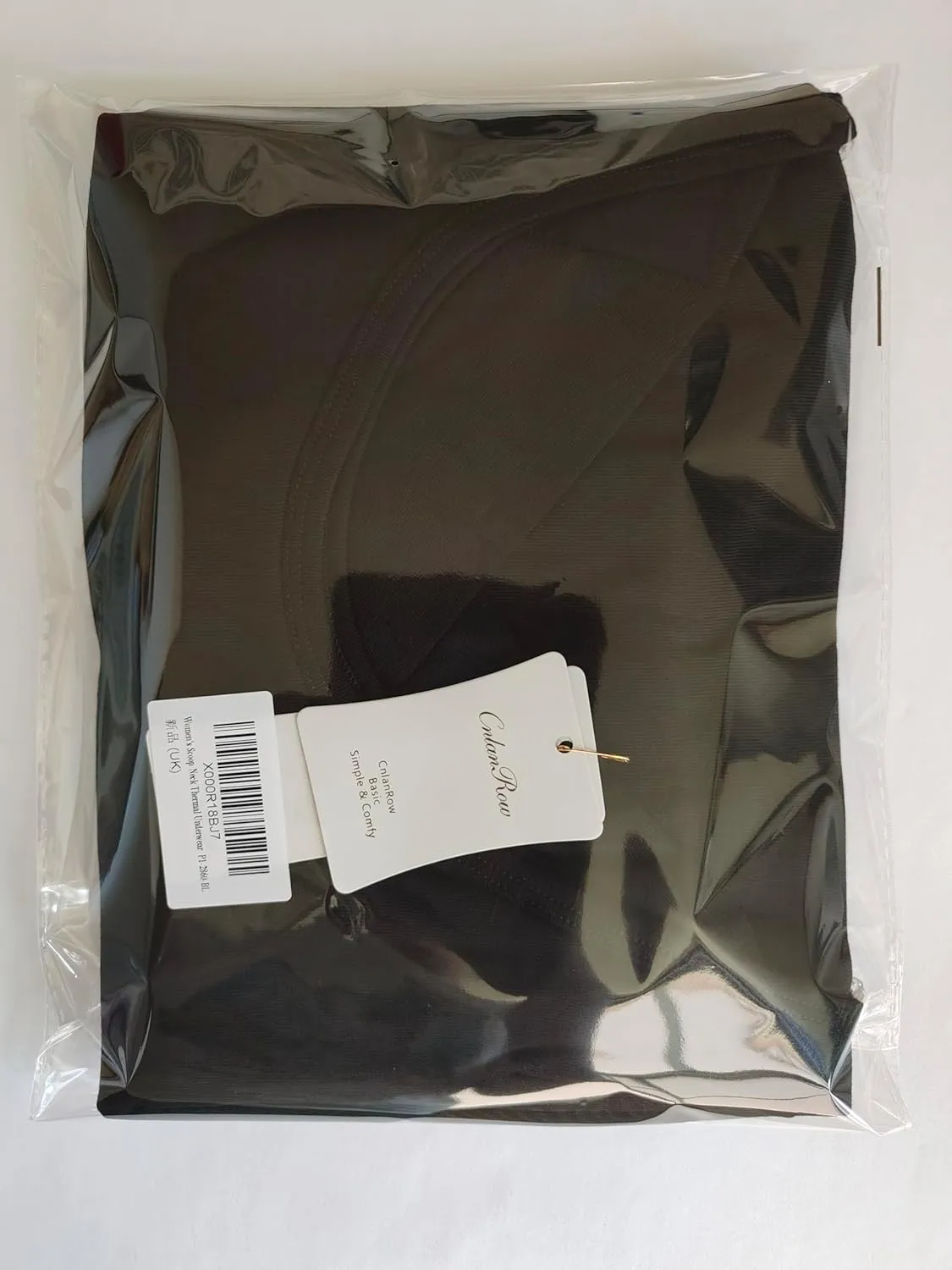 Thermal Underwear Women Long - Scoop Neck Ultra - Thin Johns Set Top & Bottom