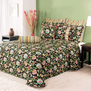 Thomasville At Home Cambridge Noir Bedspreads, Full 110" Long 96" Wide, Single Cotton Bedspread (1), Bedroom