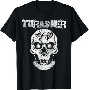 Thrasher Head Shirt Distressed Skull Vintage Skater T-Shirt