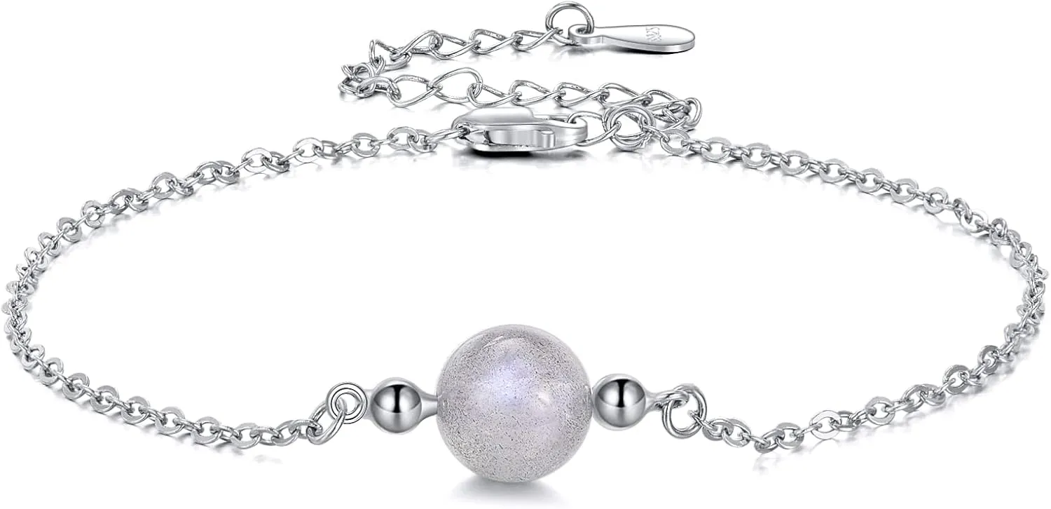 TIGER RIDER Bracelets Anklets for Women S925 Sterling Silver Beaded Bracelet Beach Jewelry