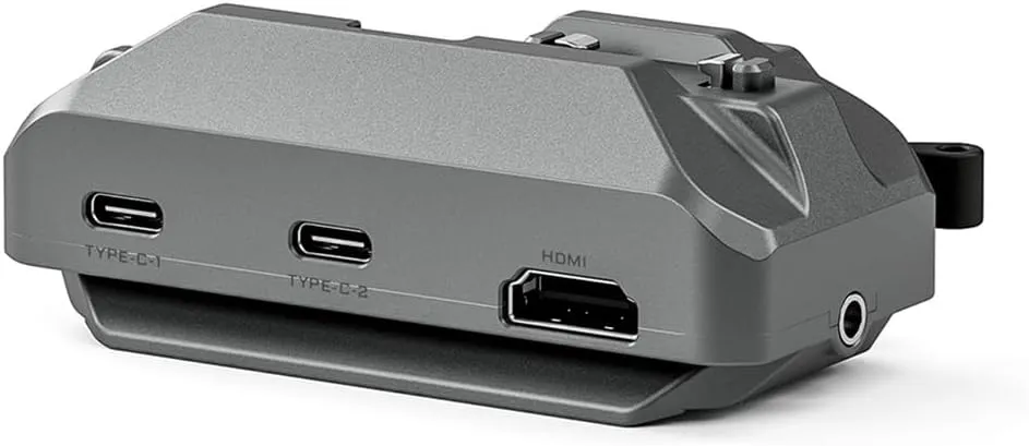 Tilta Khronos Quick Release USB-C Hub (Space Gray) - HDMI Ports | Audio Monitoring | Secure Arca Mount | Versatile High-Speed Performance for SSD Drive